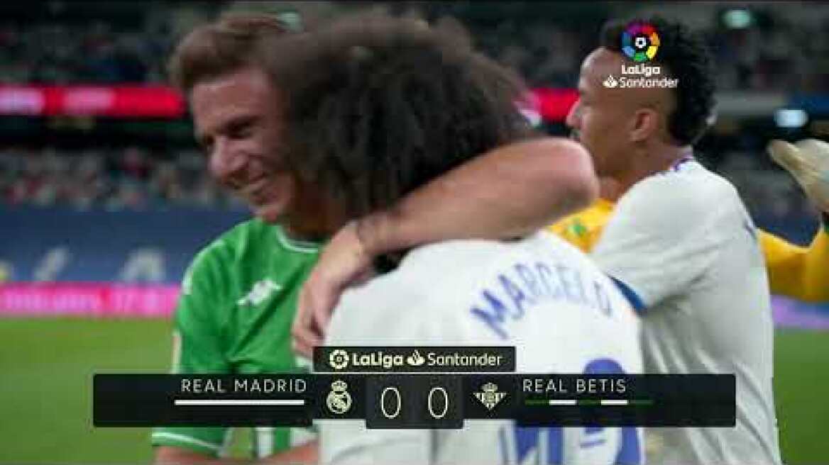 Resumen de Real Madrid vs Real Betis (0-0)