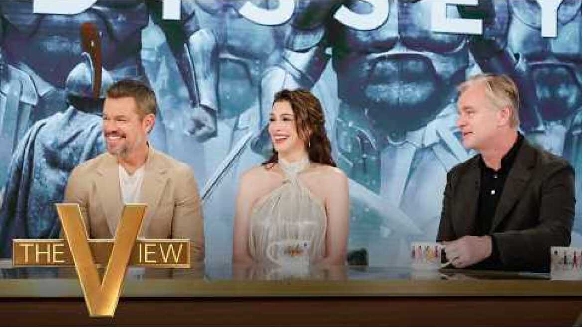 Matt Damon, Anne Hathaway, & Christopher Nolan On Life Beyond 'The Odyssey’ | The View