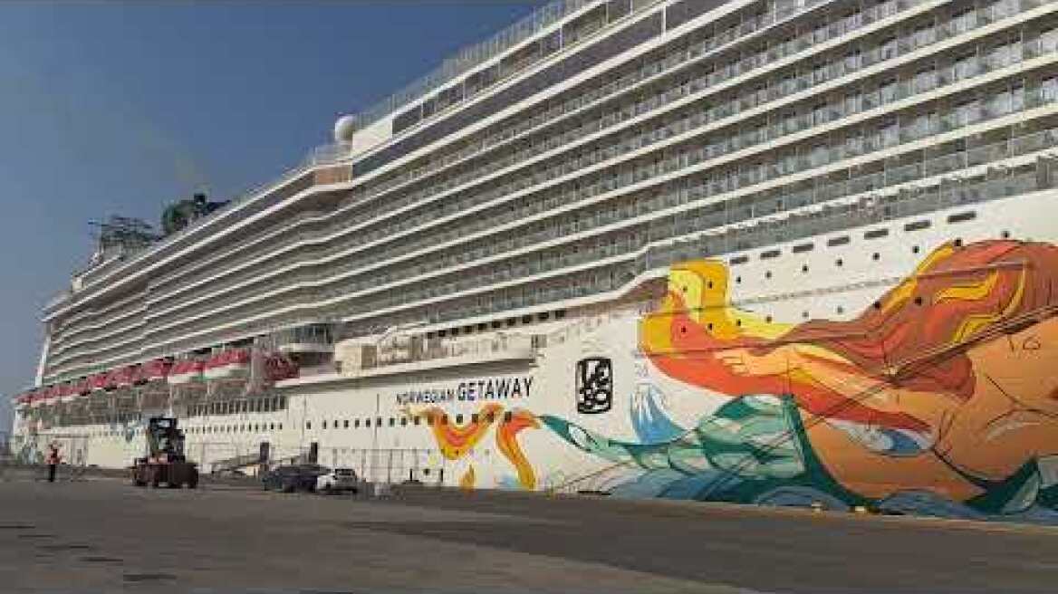 Το μεγαλύτερο κρουαζιερόπλοιο στη Θεσσαλονίκη