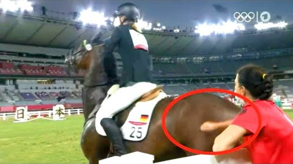 OLYMPIA TIERQUÄLEREI SPRINGREITEN PFERDESPORT