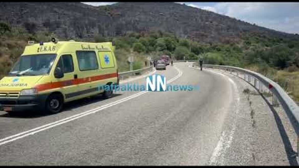 Ναύπακτος: Εκτροπή μηχανής με σοβαρό τραυματισμό στον Περιφερειακό