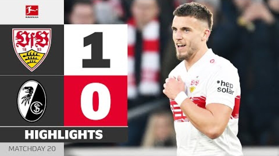 Stuttgart’s Dramatic Late Triumph! | VFB STUTTGART - SC FREIBURG | Highlights | MD 20 – Bundesliga