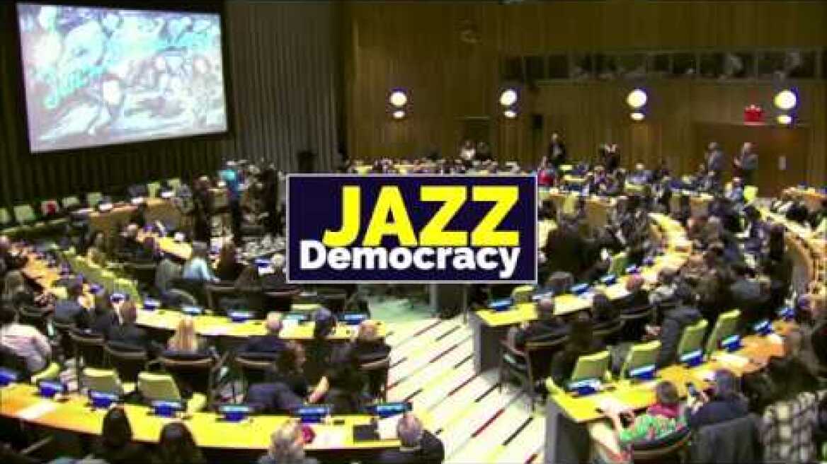 Dimitri Vassilakis Jazz Democracy at the United Nations Trailer intro