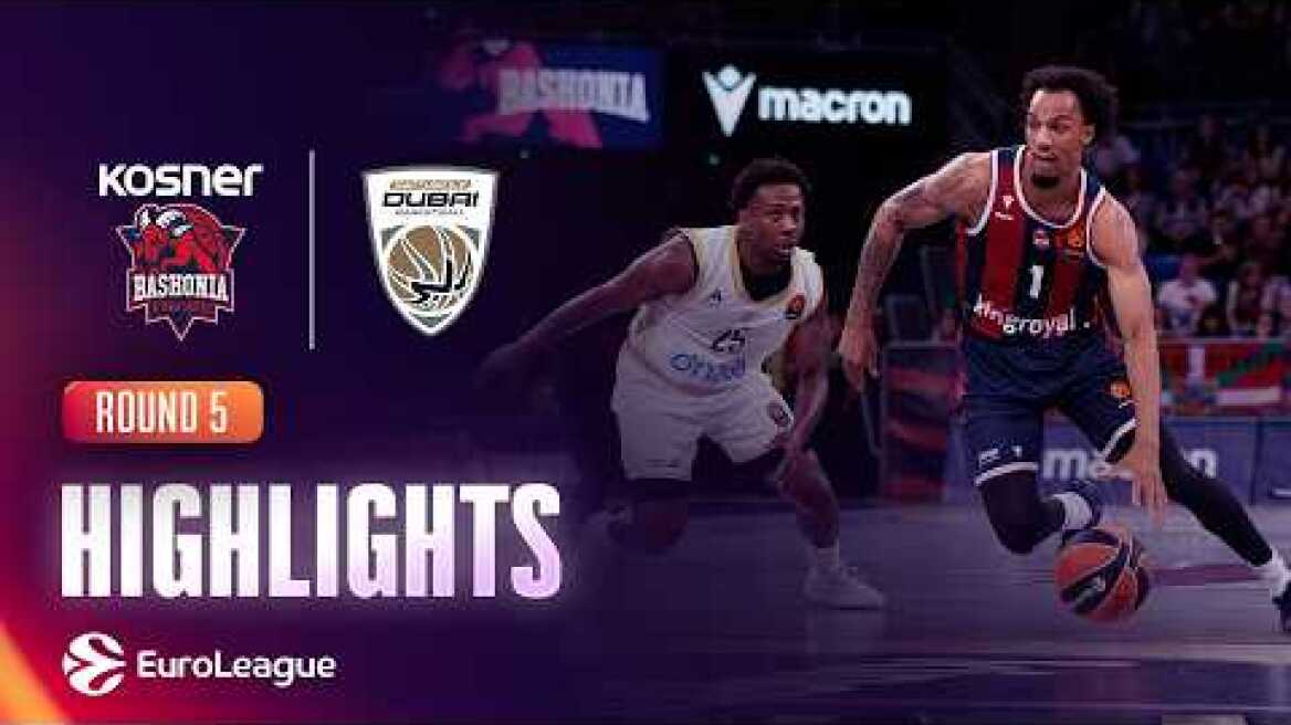 Kosner Baskonia - Dubai Basketball | R5 Basketball Highlights 2026-27
