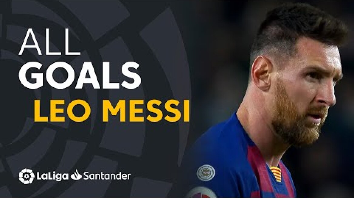 ALL GOALS Leo Messi LaLiga Santander