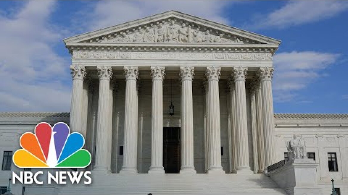 Listen: Toilet Flushes As Supreme Court Holds Oral Arguments By Teleconference | NBC News NOW