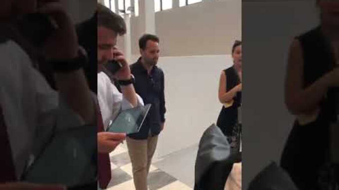 Την παραίτησή του από πρόεδρος του ΣΥΡΙΖΑ ανακοίνωσε από το Ζάππειο ο Αλέξης Τσίπρας