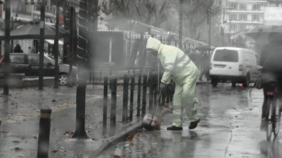 24 ώρες βροχή στα Τρίκαλα