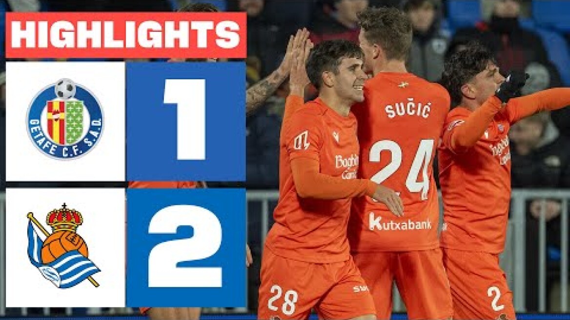 GETAFE CF 1 - 2 REAL SOCIEDAD | RESUMEN LALIGA EA SPORTS