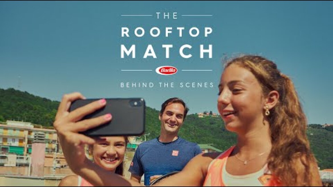 Barilla | Behind the scenes of The Rooftop Match with Roger Federer