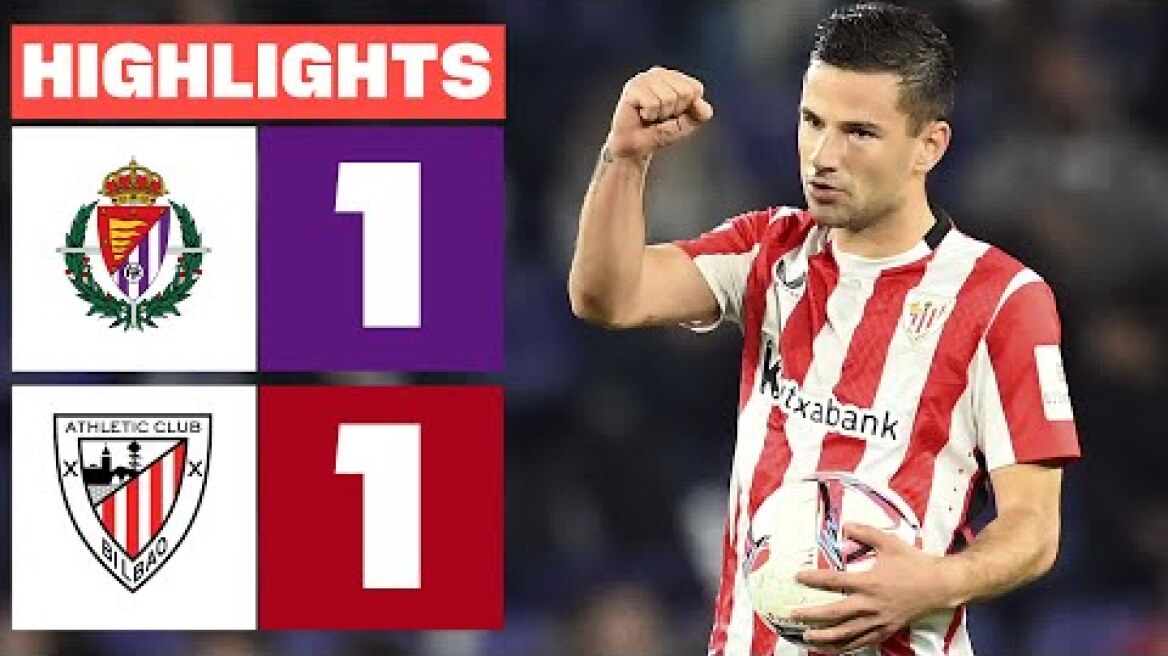 REAL VALLADOLID CF 1 - 1 ATHLETIC CLUB I RESUMEN LALIGA EA SPORTS