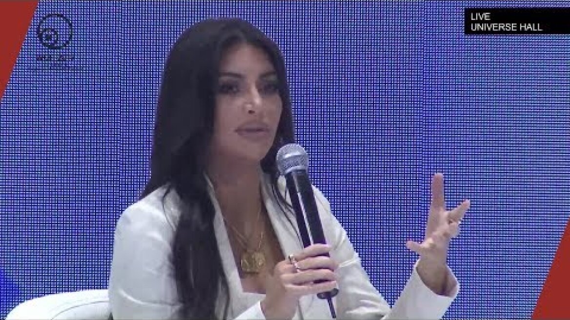 Kim Kardashian speaks at WCIT 2019
