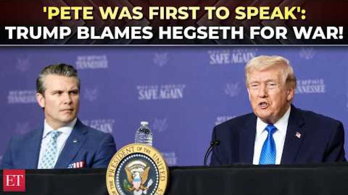 'Pete said, let's do it': Trump drops Bombshell, 'War Secy Hegseth pushed for Iran war first'
