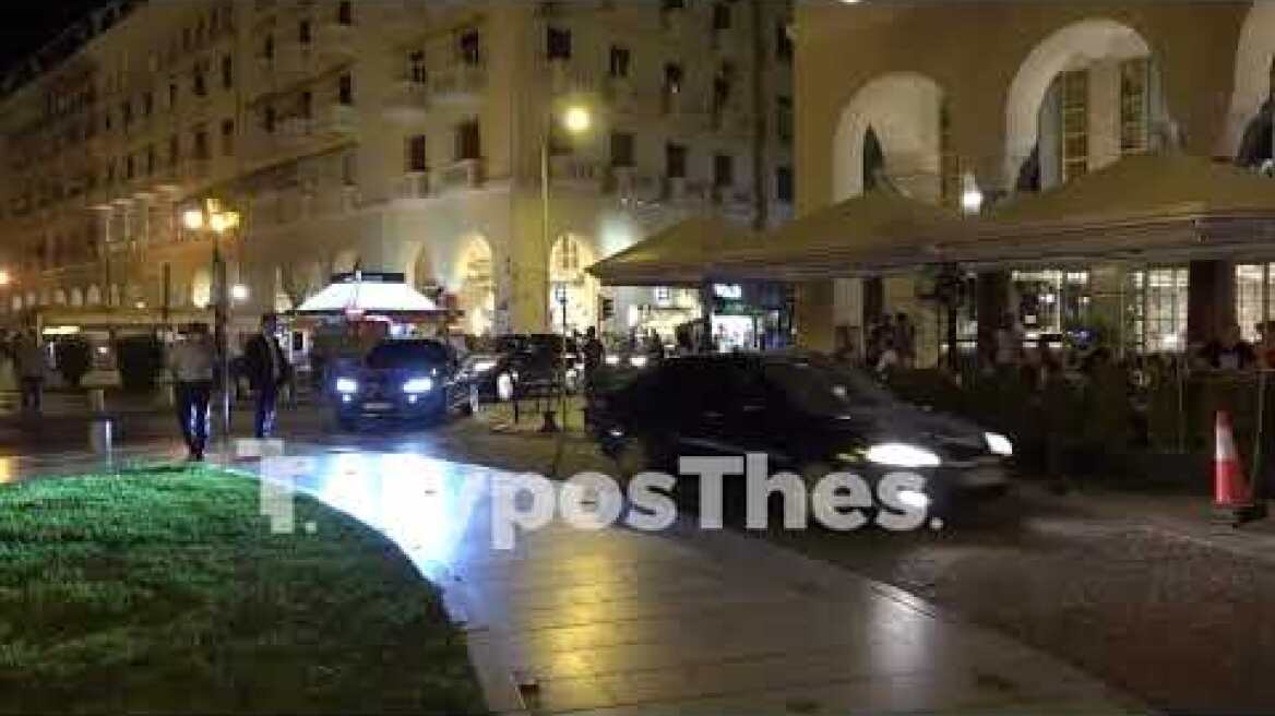 Εφτασε στη Θεσσαλονίκη ο Κυριάκος Μητσοτάκης