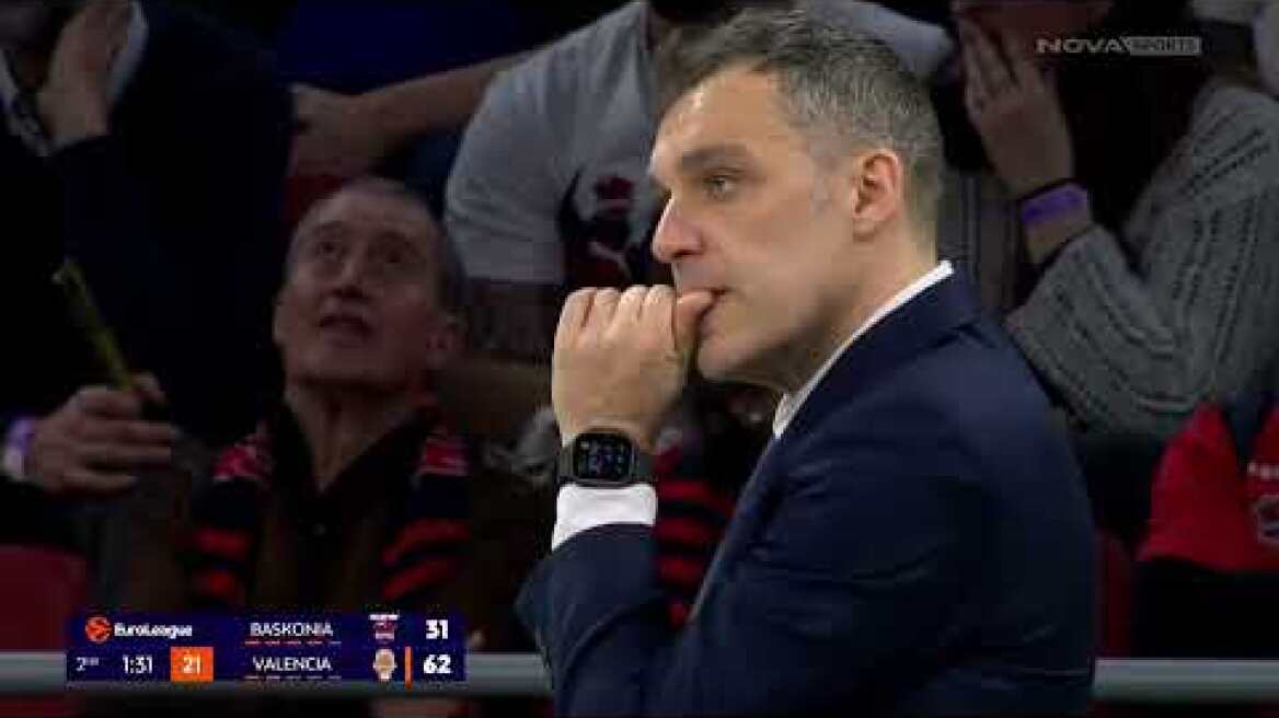 Euroleauge: Η ήττα του ΠΑΟ από την Παρί τον απομάκρυνε από την 6άδα, νίκες για Βαλένθια, Μακάμπι, Χάποελ, Ρεάλ και Ντουμπάι Μπασκόνια - Βαλένθια: 79-108 (MD 29, 26/02/2026)