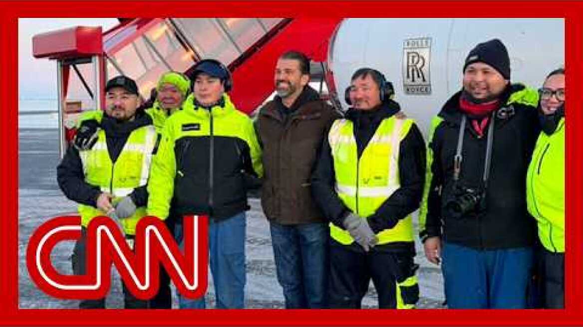 Reporters ask Donald Trump Jr. why he’s in Greenland after Trump’s post