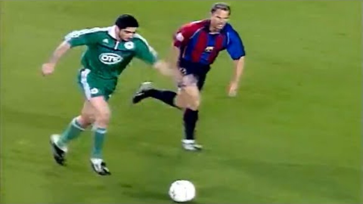 Μπαρτσελόνα - Παναθηναϊκός: 3-1 | Προημιτελικά Champions League (2001-02)