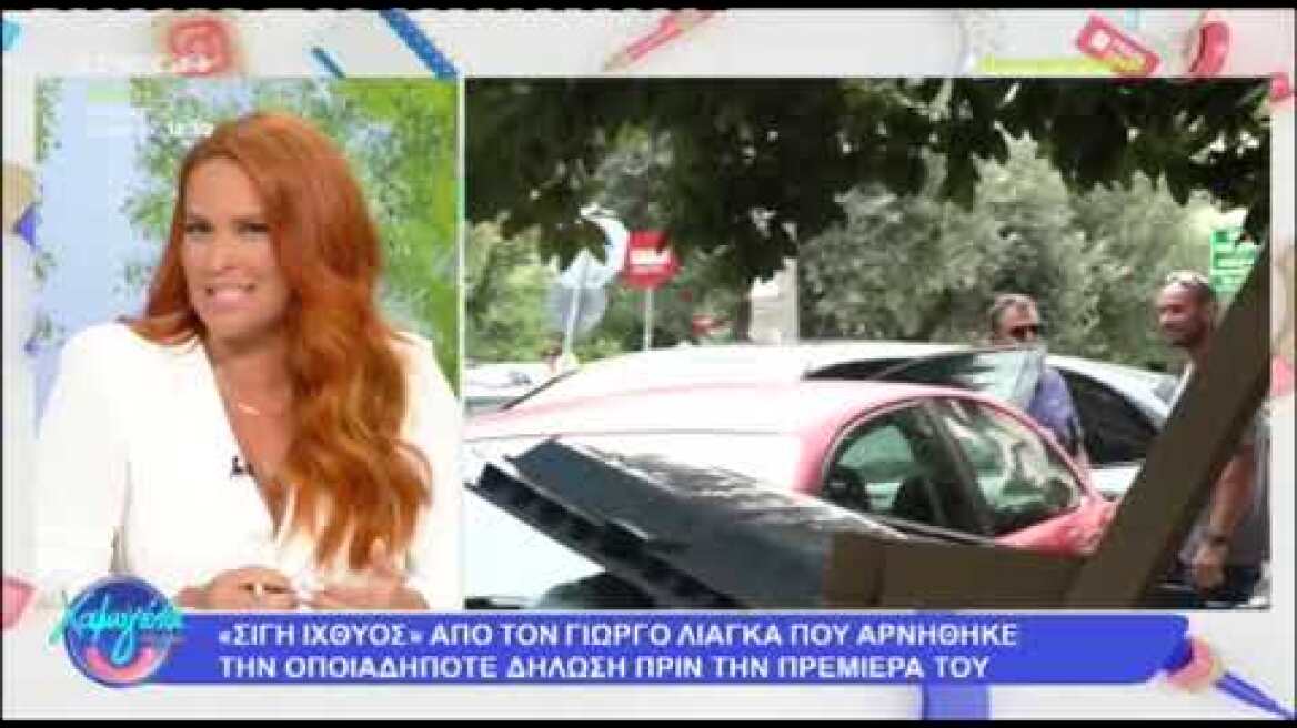 Σίσσυ Χρηστίδου για Γιώργο Λιάγκα