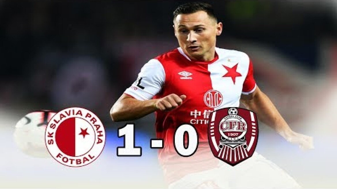 Slavia Praha vs CFR Cluj 1-0 - Highlights & Goals Resumen & Goles 2019 HD