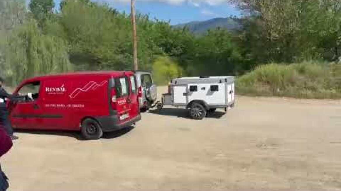 Έλεγχος στα χώματα των Τεμπών