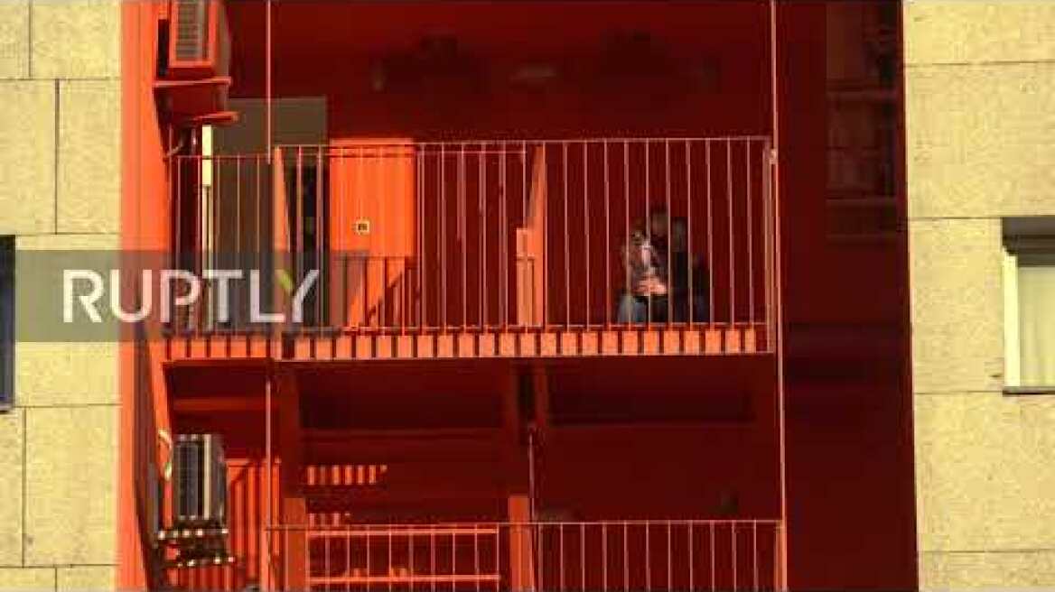 Spain: Giant mobile cinema screen plays films throughout locked down Madrid