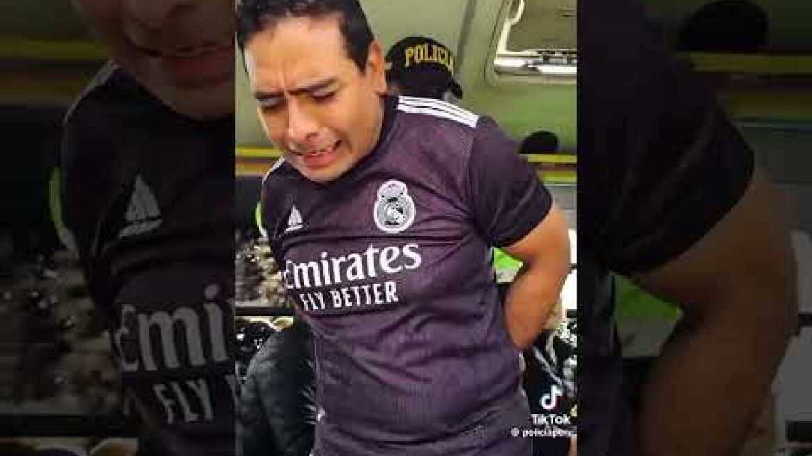 Indignación entre los madridistas por este vídeo de la Polícia de Perú #virales #perú #realmadrid
