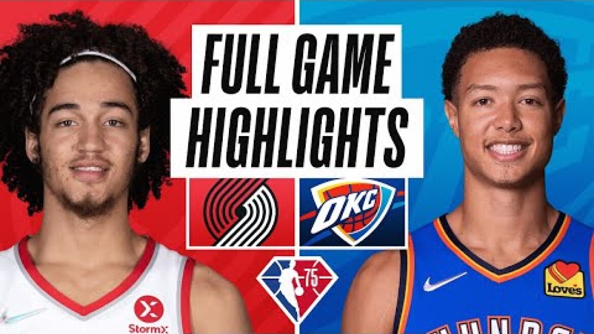 Game Recap: Thunder 98, Trail Blazers 94