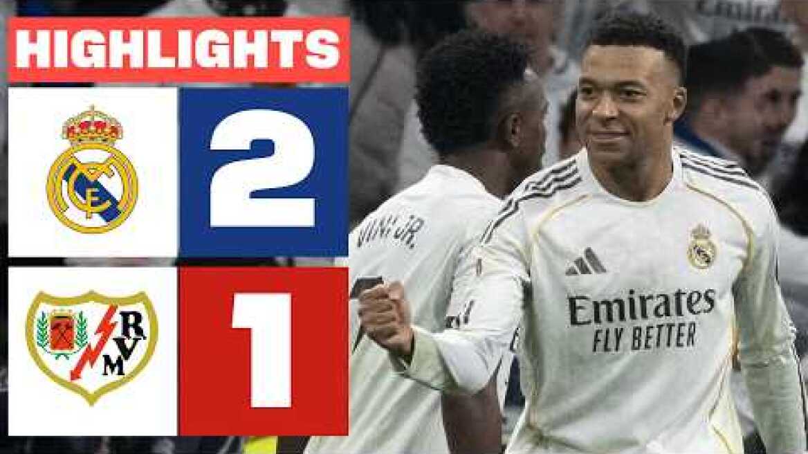 REAL MADRID 2 - 1 RAYO VALLECANO | RESUMEN LALIGA EA SPORTS