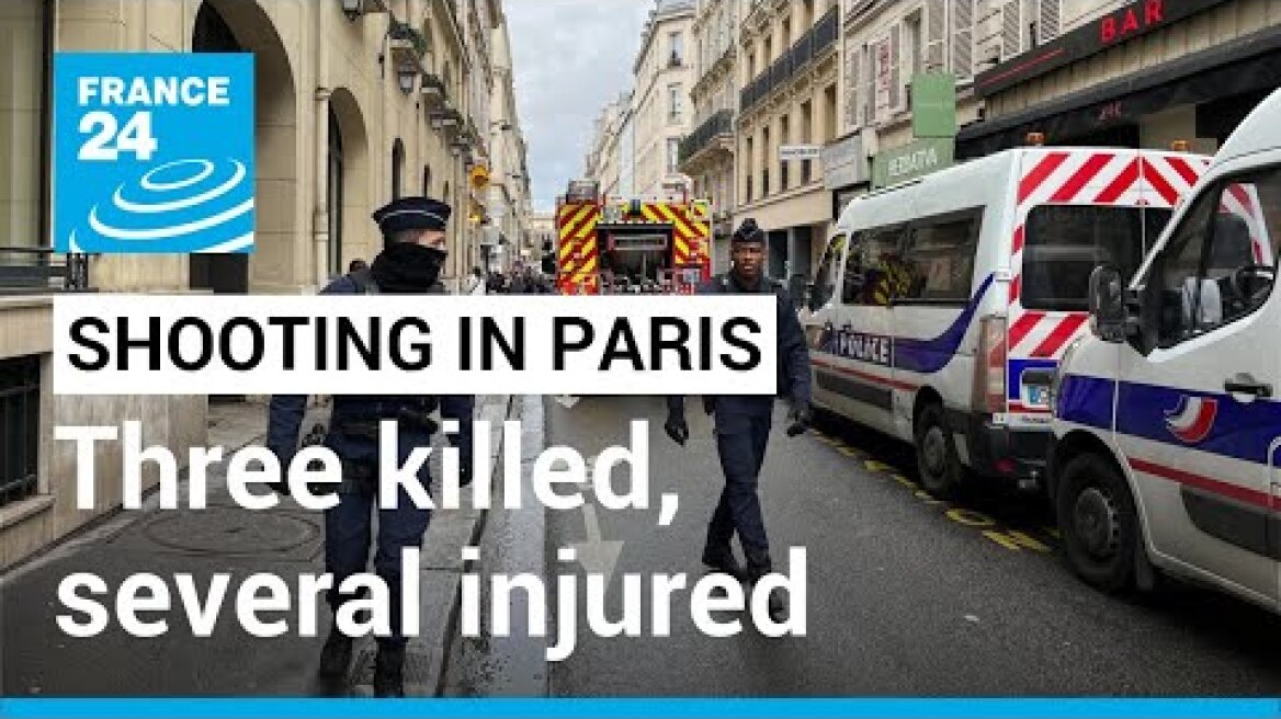 Three killed, several injured after shooting incident in central Paris • FRANCE 24 English