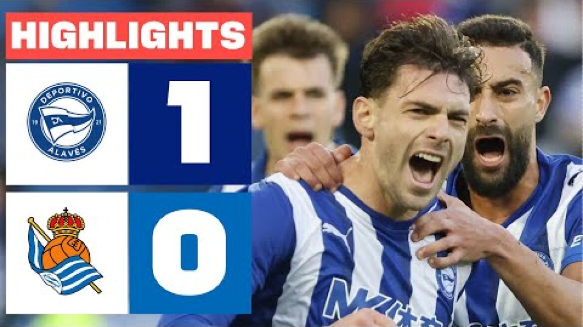 DEPORTIVO ALAVÉS 1 - 0 REAL SOCIEDAD | RESUMEN LALIGA EA SPORTS