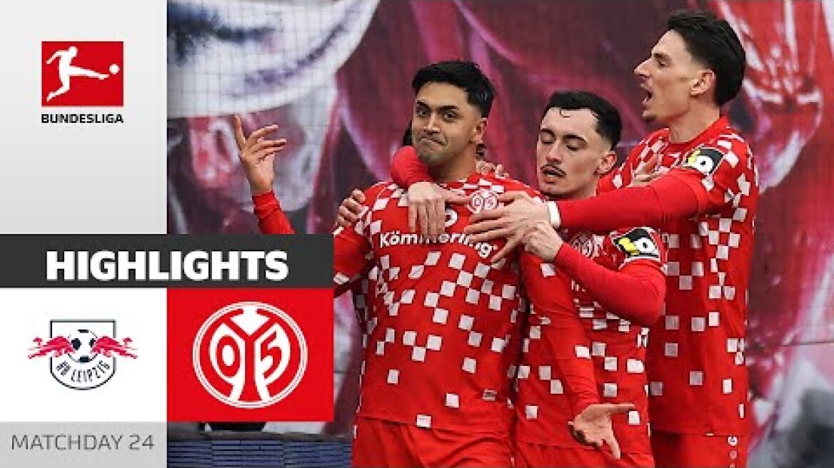 Mainz Wins Top-Match!! | RB Leipzig - 1. FSV Mainz 05 1-2 | Highlights | Matchday 24 – Bundesliga