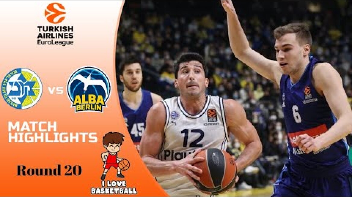 Maccabi Tel Aviv vs Alba Berlin | Full Match Highlights | EuroLeague Season 2021/22
