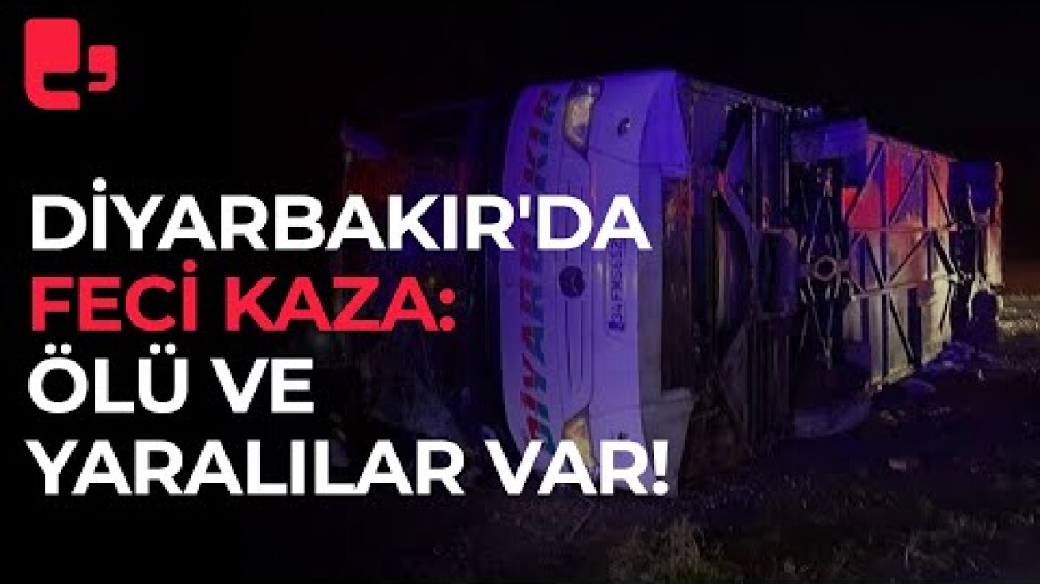 Diyarbakır'da feci kaza: Ölü ve yaralılar var!