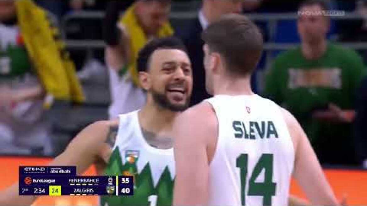 Φενέρμπαχτσε – Ζάλγκιρις Κάουνας: 82-92 (ΜD 34, 27/3/26)