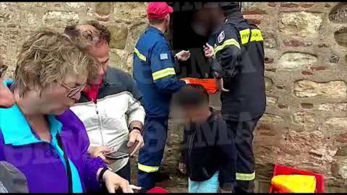 Βίντεο απεγκλωβισμός μαθητών