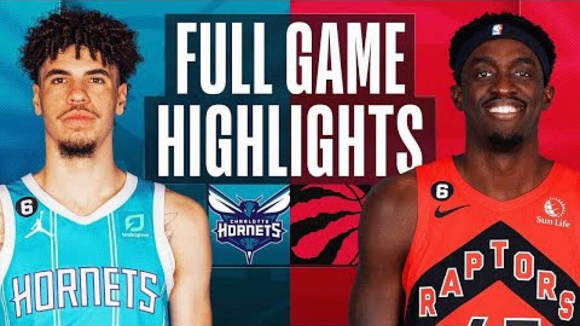 Charlotte Hornets vs. Toronto Raptors Full Game Highlights | Jan 10 | 2022-2023 NBA Season