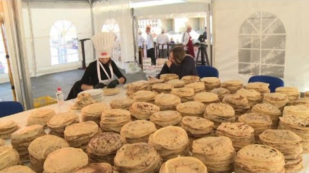 14,000 pancakes in eight hours: a Guinness record in Sarajevo