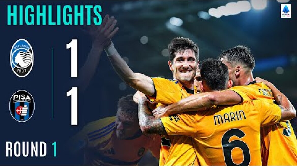 ATALANTA-PISA 1-1 | HIGHLIGHTS | Newly-Promoted Pisa Halt Atalanta | Serie A 2025/26
