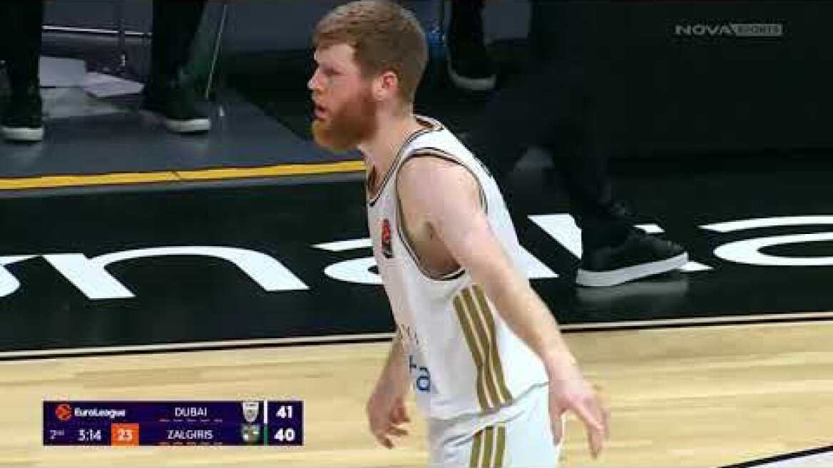 Euroleague: Ο Ολυμπιακός έχασε στο Μιλάνο την ευκαιρία να ανέβει στην κορυφή, 2Χ2 για Ντουμπάι και Μπαρτσελόνα Ντουμπάι – Ζάλγκιρις Κάουνας: 95-89 (MD 11, 14/11/25)