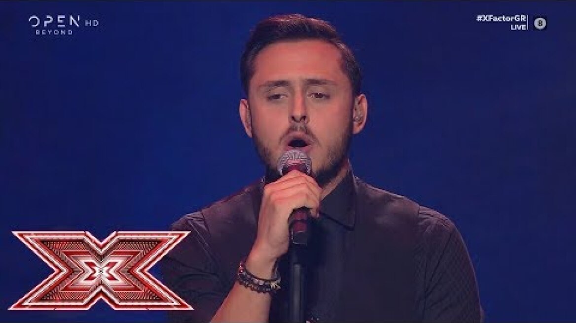 «Θες» από τον Γιάννη Γρόση | Live 2 | X Factor Greece 2019