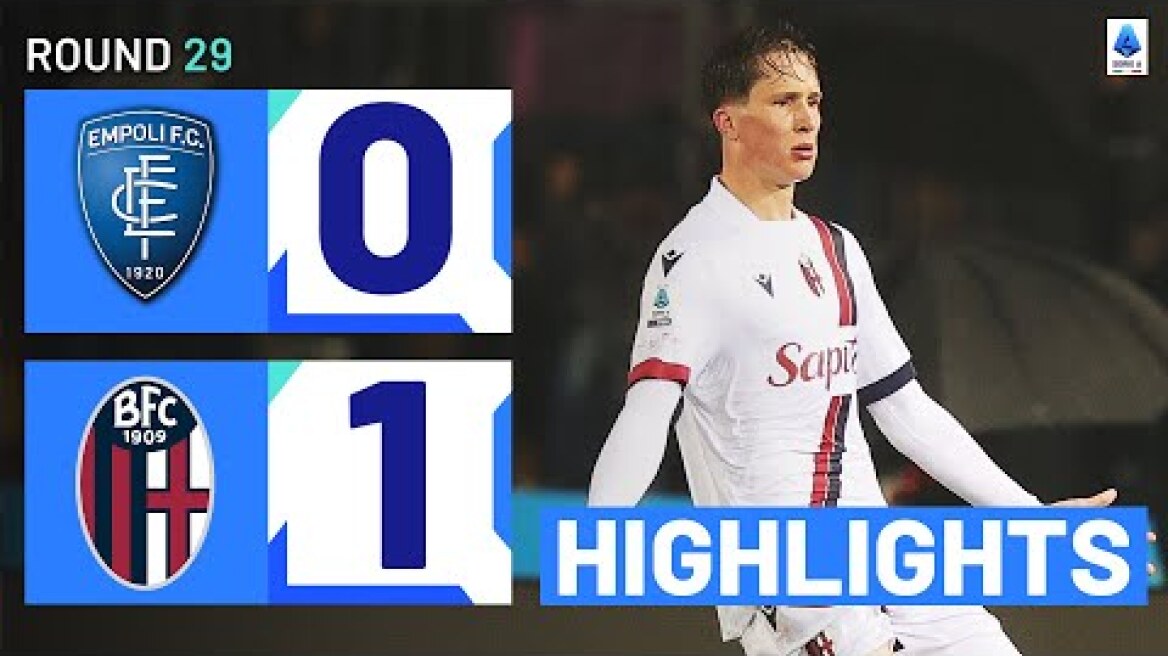 EMPOLI-BOLOGNA 0-1 | HIGHLIGHTS | Fabbian wins it at the death! | Serie A 2023/24