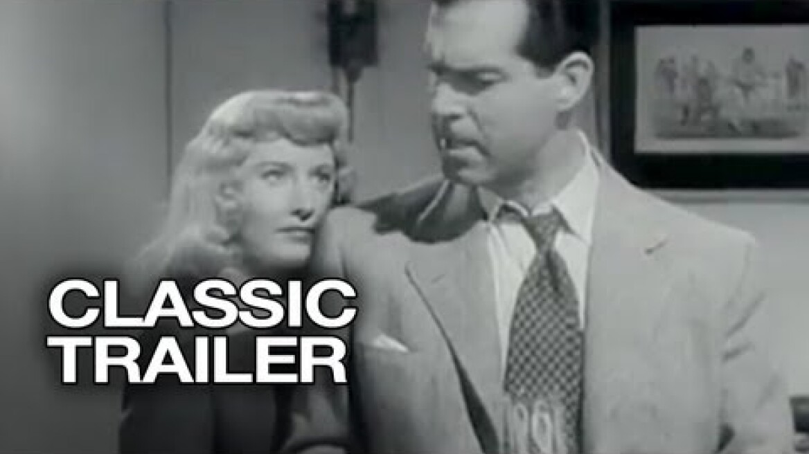 Double Indemnity Official Trailer #1 - Fred MacMurray, Barbara Stanwyck Movie (1944) HD