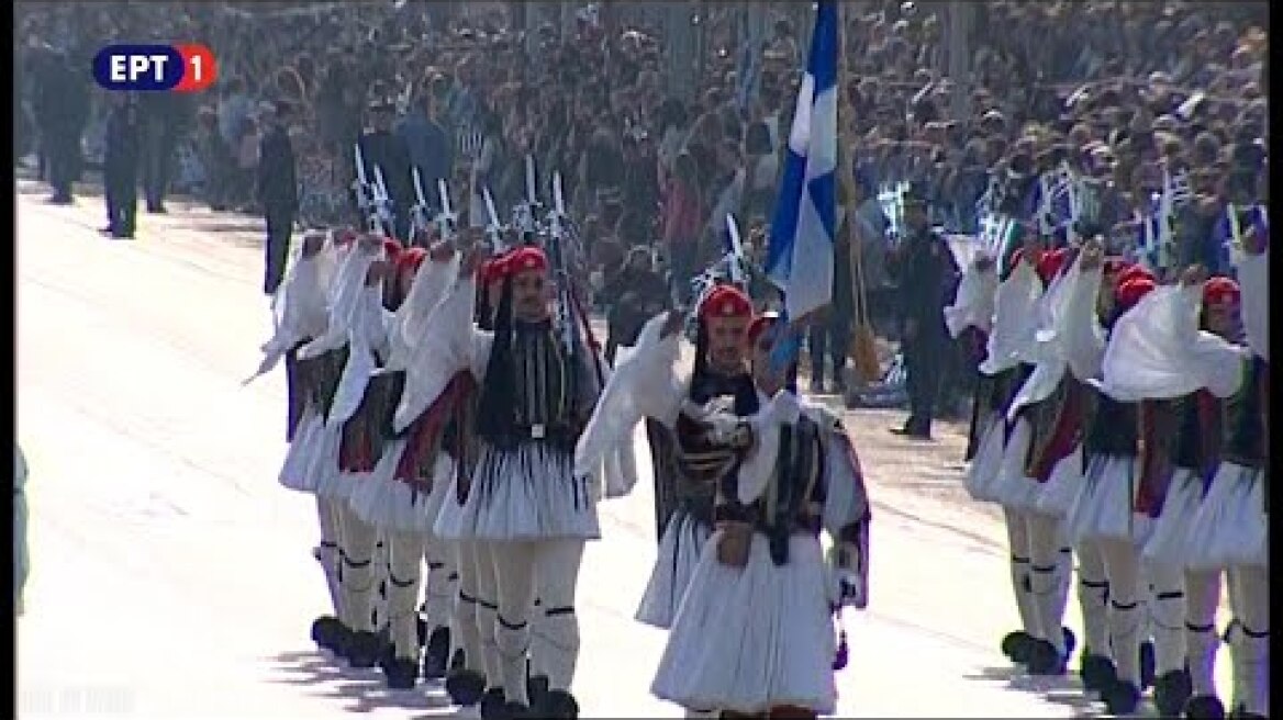 Παρελαση Ευζωνων στη Θεσσαλονικη 28η Οκτωβριου 2019