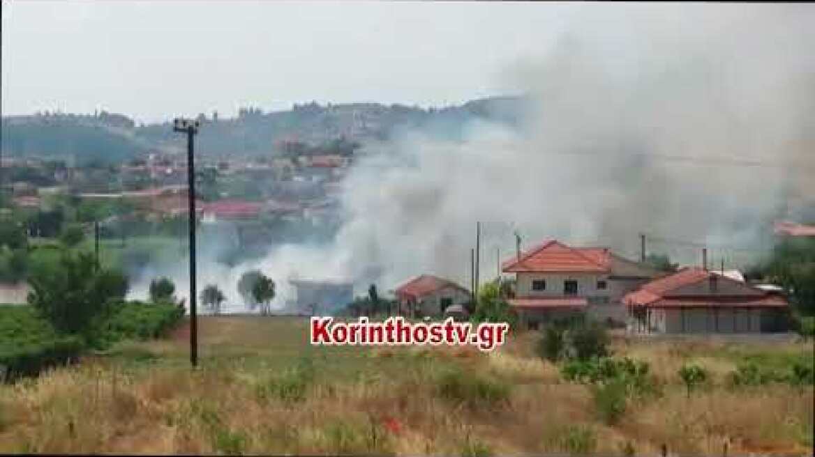 Πυρκαγιά στην Αρχαία Νεμέα