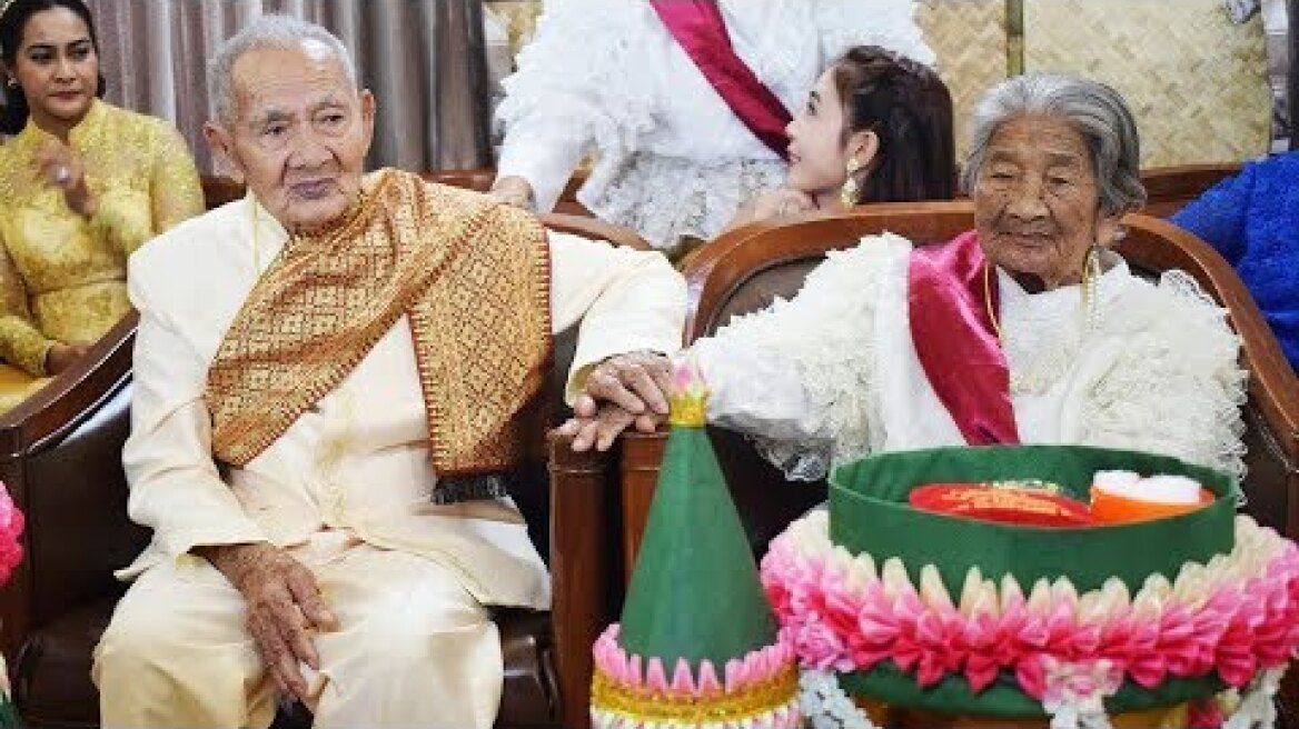 100-Year-Old Thai Man Marries 96-Year-Old Bride
