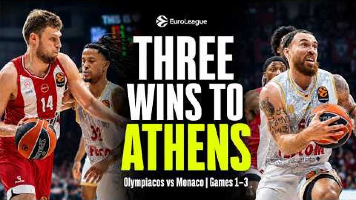 Olympiacos’ Statement Series | Playoffs Highlights vs Monaco | Games 1-3