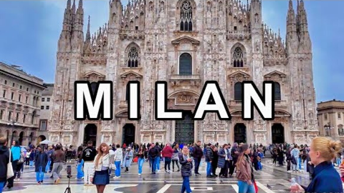 Milan, Italy 4K HDR - Exploring Milan City