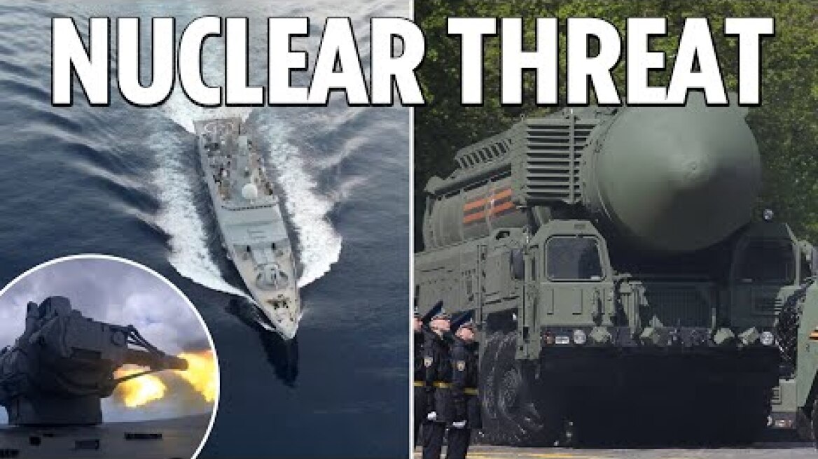 Russia stages chilling nuke drills on Nato border as it sends nuclear submarine along US coastline