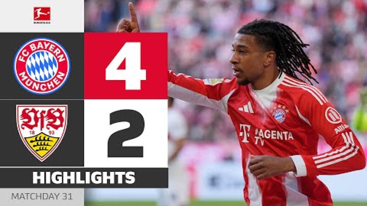 Bayern Lift The Title In Style! | FC BAYERN - VFB STUTTGART | Highlights | Matchday 30 – Bundesliga