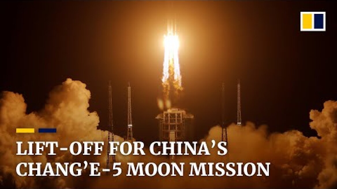 China launches Chang’e-5 mission to bring back rocks from moon
